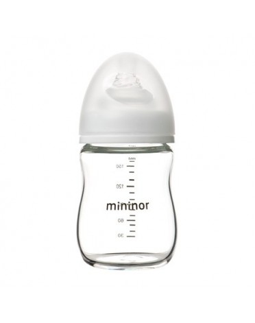 Mininor, Glazen babyfles, 160 ml