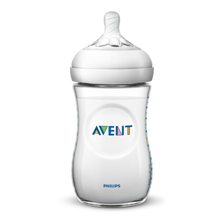 Philips Avent, Natuurlijke speen 2 stuks, Transparant, Leeftijd 3m +