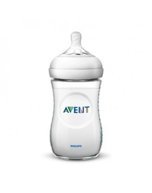 Philips Avent, Natuurlijke speen 2 stuks, Transparant, Leeftijd 1m +