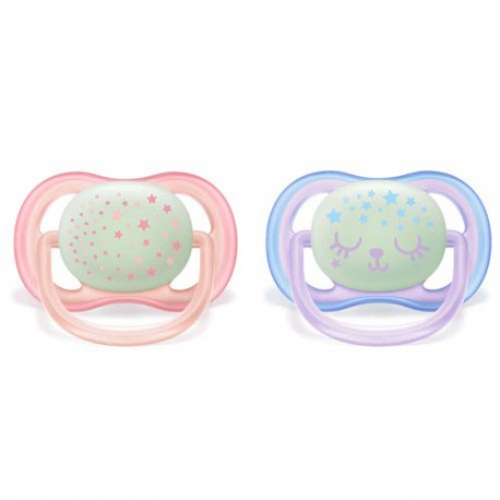 Philips Avent, Fopspeen 0-6 maanden,Ultra Air Roze,Symmetrisch - Silicone Philips Avent, Fopspeen 0-6 maanden,Ultra Air Roze,Symmetrisch - Silicone