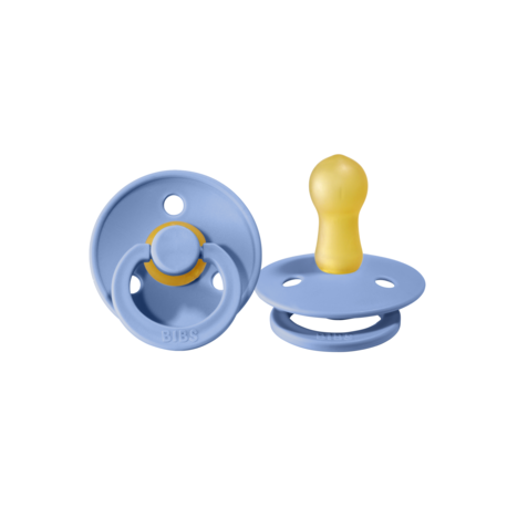BIBS Colour - Lot de 2, Taille 2 (6+ mois), Arrondi - Latex