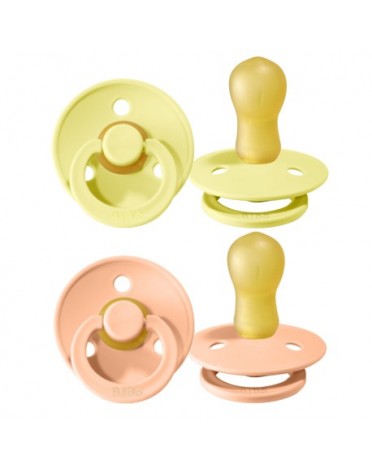 BIBS Colour - Lot de 2,  Taille 3 (18+ mois), Arrondi - Latex,
