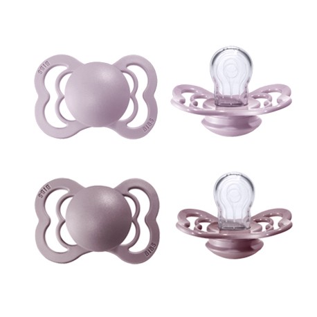BIBS Supreme - 2 stuks,  Maat 1 (0-6m),  Symmetrisch - Silicone,