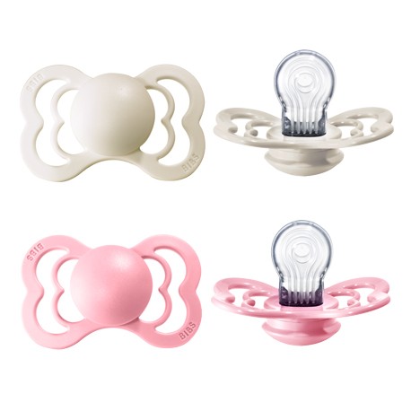 BIBS Supreme - Lot de 2,  Taille 2 (6+ mois), Anatomique - Silicone