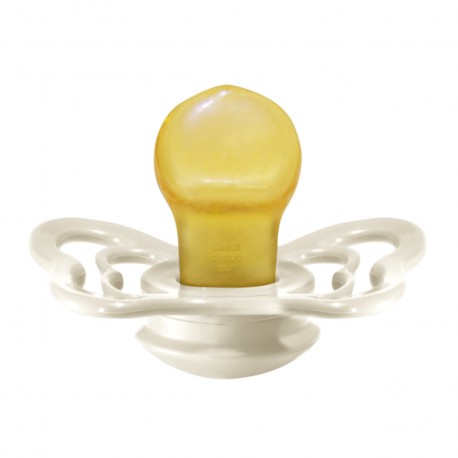 Bibs Couture,  Maat 2 (6+ maanden), Orthodontisch - Latex, Speen met naam
