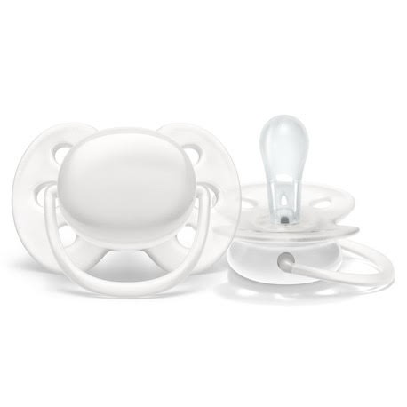 PHILIPS AVENT Ultra Soft, Maat 1 (0-6 maanden), Symmetrisch - Silicone, Speen met naam