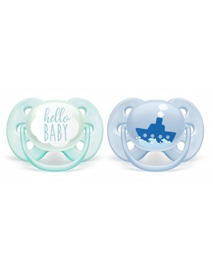 PHILIPS AVENT Ultra Soft, Fopspeen 0-6 maanden, Symmetrisch - siliconen
