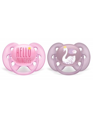 PHILIPS AVENT Ultra Soft, Tétine 6-18 mois, Anatomique - Silicone