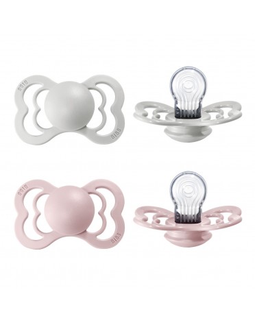 BIBS Supreme - Lot de 2,  Taille 2 (6+ mois), Anatomique - Silicone