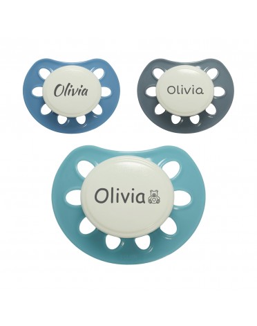 ESSKA Classic Night, Taille 1 (0-6 mois), Physiologique - Silicone, Tetine personnalisée