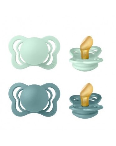 BIBS Couture - 2 stuks,  Maat 1 (0-6m), Orthodontisch - Latex,