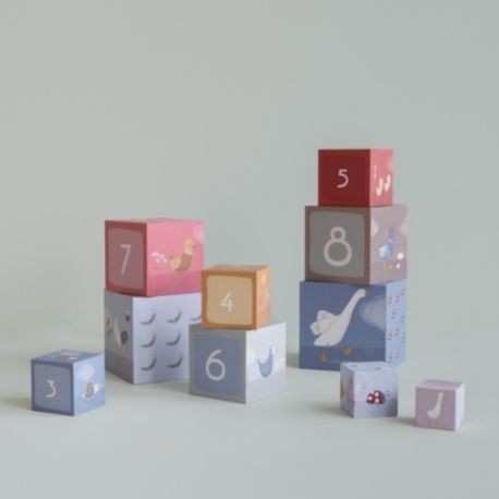 LITTLE DUTCH,  Cubes à empiler, Little Goose, Multicolore
