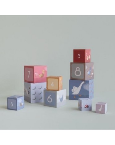 LITTLE DUTCH,  Cubes à empiler, Little Goose, Multicolore