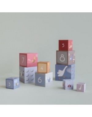 LITTLE DUTCH,  Cubes à empiler, Little Goose, Multicolore