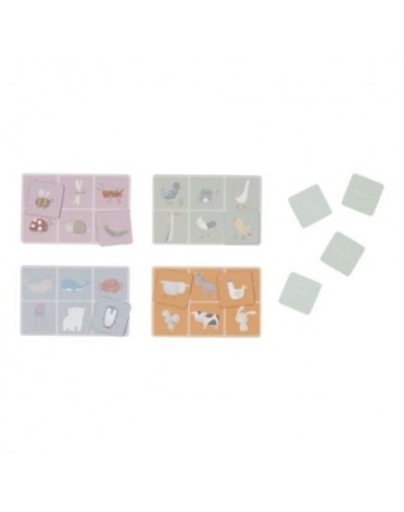 LITTLE DUTCH,  Loto animaux - Carton, Little Goose, Multicolore