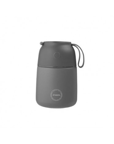 Aya&Ida,  Food'ie Lunch Box, 500 ml, Donker Grijs