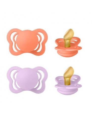 BIBS Couture - Lot de 2,  Taille 1 (0-6 mois), Physiologique - Latex,