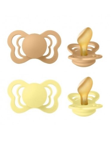 BIBS Couture - 2 stuks,  Maat 2 (6+ m), Orthodontisch - Latex,