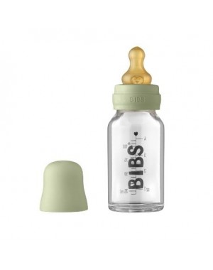 BIBS Baby Glazen Fles, Complete set 110 ml