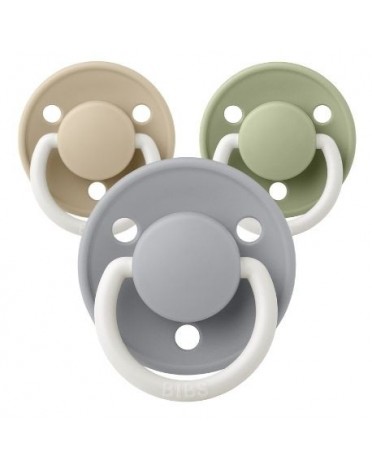 BIBS De Lux Night, One size (0-36 maanden), Rond - Silicone
