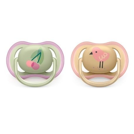 Philips Avent 0-6,Ultra Air Roze,Symmetrisch - Silicone Philips Avent 0-6,Ultra Air Roze,Symmetrisch - Silicone