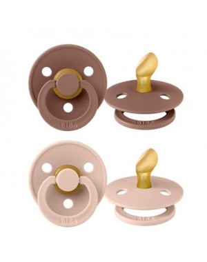BIBS Colour 2 stuks,  Maat 1 (0-6m), Orthodontisch - Latex