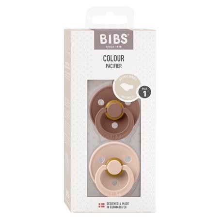BIBS Colour 2 stuks,  Maat 1 (0-6m), Orthodontisch - Latex