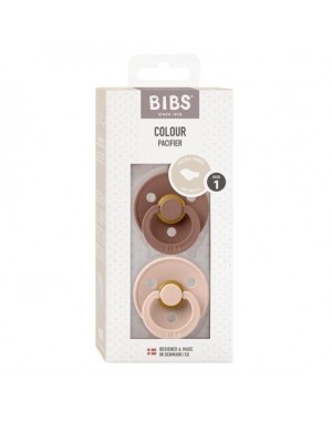 BIBS Colour 2 stuks,  Maat 1 (0-6m), Orthodontisch - Latex
