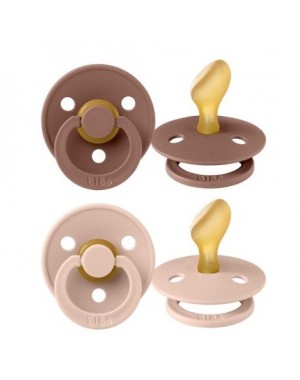 BIBS Colour 2 stuks, Maat 2 (6+m), Orthodontisch - Latex