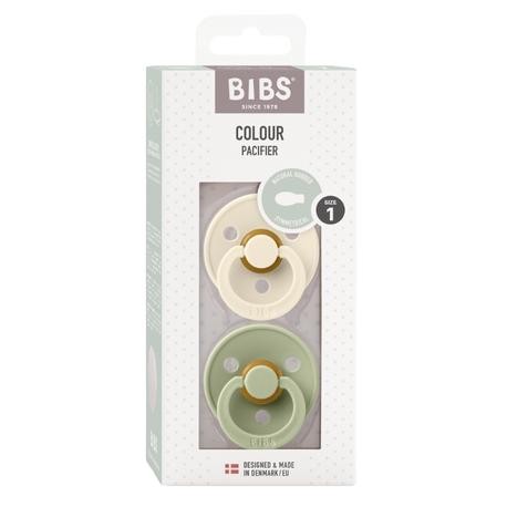 BIBS Colour 2 stuks,  Maat 1 (0-6m), Symmetrisch - Latex