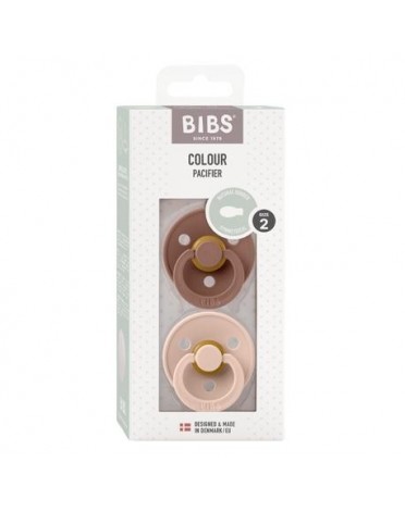 BIBS Colour 2 stuks, Maat 2 (6+m), Symmetrisch - Latex