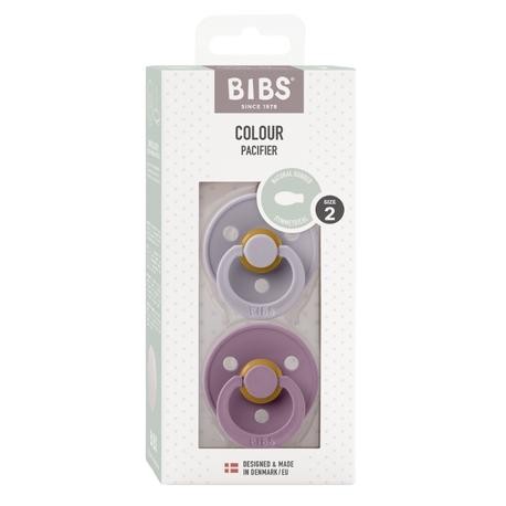 BIBS Colour 2 stuks, Maat 2 (6+m), Symmetrisch - Latex