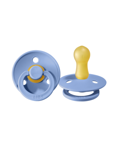 BIBS Colour - Lot de 2, Taille 2 (6+ mois), Arrondi - Latex