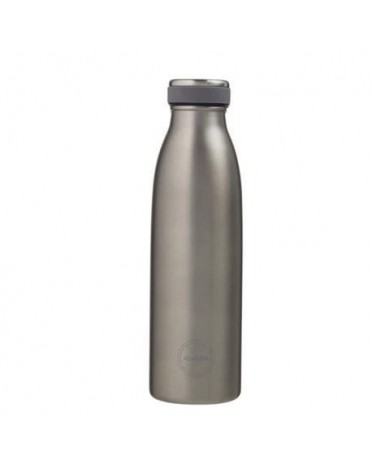 Aya&Ida,  Drinking Bottle, Gourde avec couvercle, 500 ml,  Cool Grey