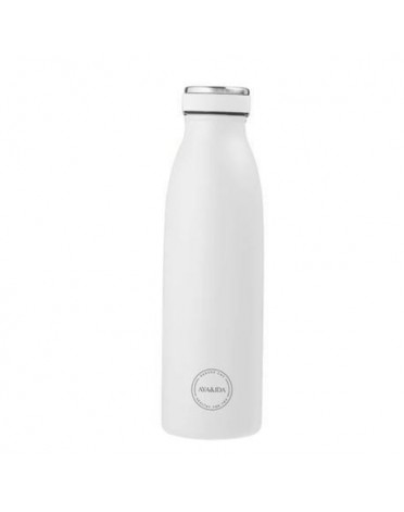 Aya&Ida,  Drinking Bottle, Gourde avec couvercle, 500 ml,  Winter White