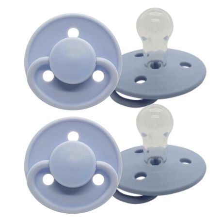 MININOR 2 stuks, Maat 2 (6+ maanden), Rond - Silicone