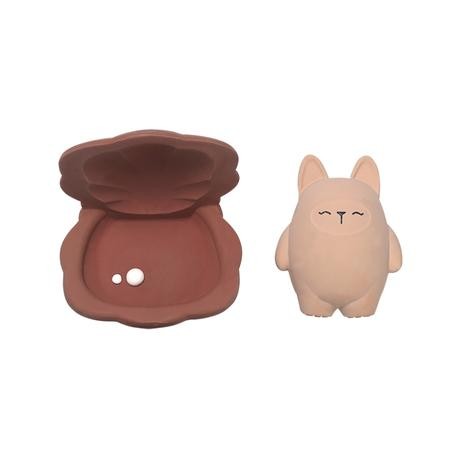 FABELAB, Jouet de bain, Lapin et coquillage,  Clay
