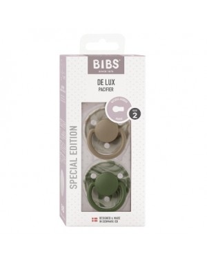 BIBS De Lux Tie Dye - Lot de 2,  Taille 2 (6+ mois), Arrondi - Latex,