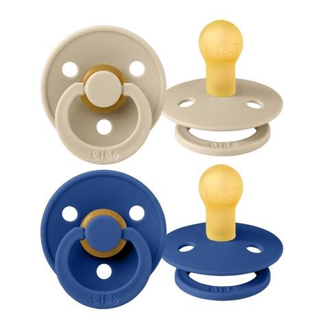 BIBS Colour - Lot de 2,  Taille 1 (0-6 mois),  Arrondi - Latex