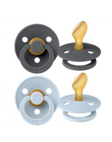 BIBS Colour 2 stuks, Maat 2 (6+m), Orthodontisch - Latex