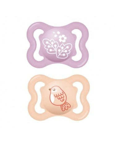 MAM Mini Air, 2 unites, Size 1 (0-6m), Anatomique - Silicone