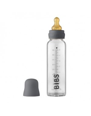 BIBS Baby Glazen Fles, Complete set 225 ml