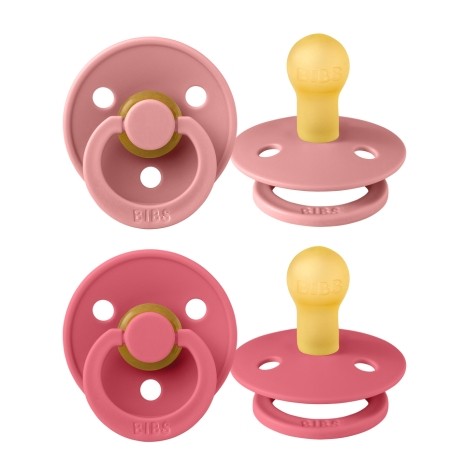 BIBS Colour - Lot de 2,  Taille 1 (0-6 mois),  Arrondi - Latex