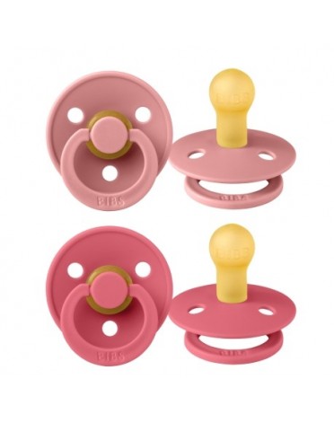 BIBS Colour - Lot de 2,  Taille 1 (0-6 mois),  Arrondi - Latex