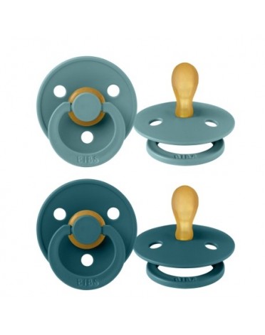 BIBS Colour 2 stuks,  Maat 1 (0-6m), Symmetrisch - Latex
