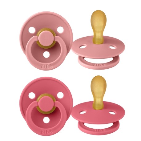 BIBS Colour Lot de 2, Taille 2 (6+ mois), Anatomique - Latex
