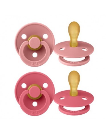 BIBS Colour Lot de 2, Taille 2 (6+ mois), Anatomique - Latex