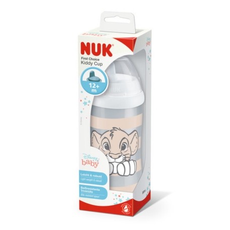 NUK Kiddy Cup, Biberon, Lion King, 12+m