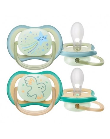 Philips Avent, Fopspeen 0-6 maanden,Ultra Air Roze,Symmetrisch - Silicone