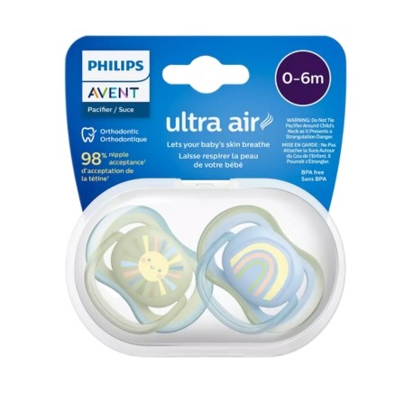 PHILIPS AVENT Ultra Air, 0-6, Symmetrisch - Silicone